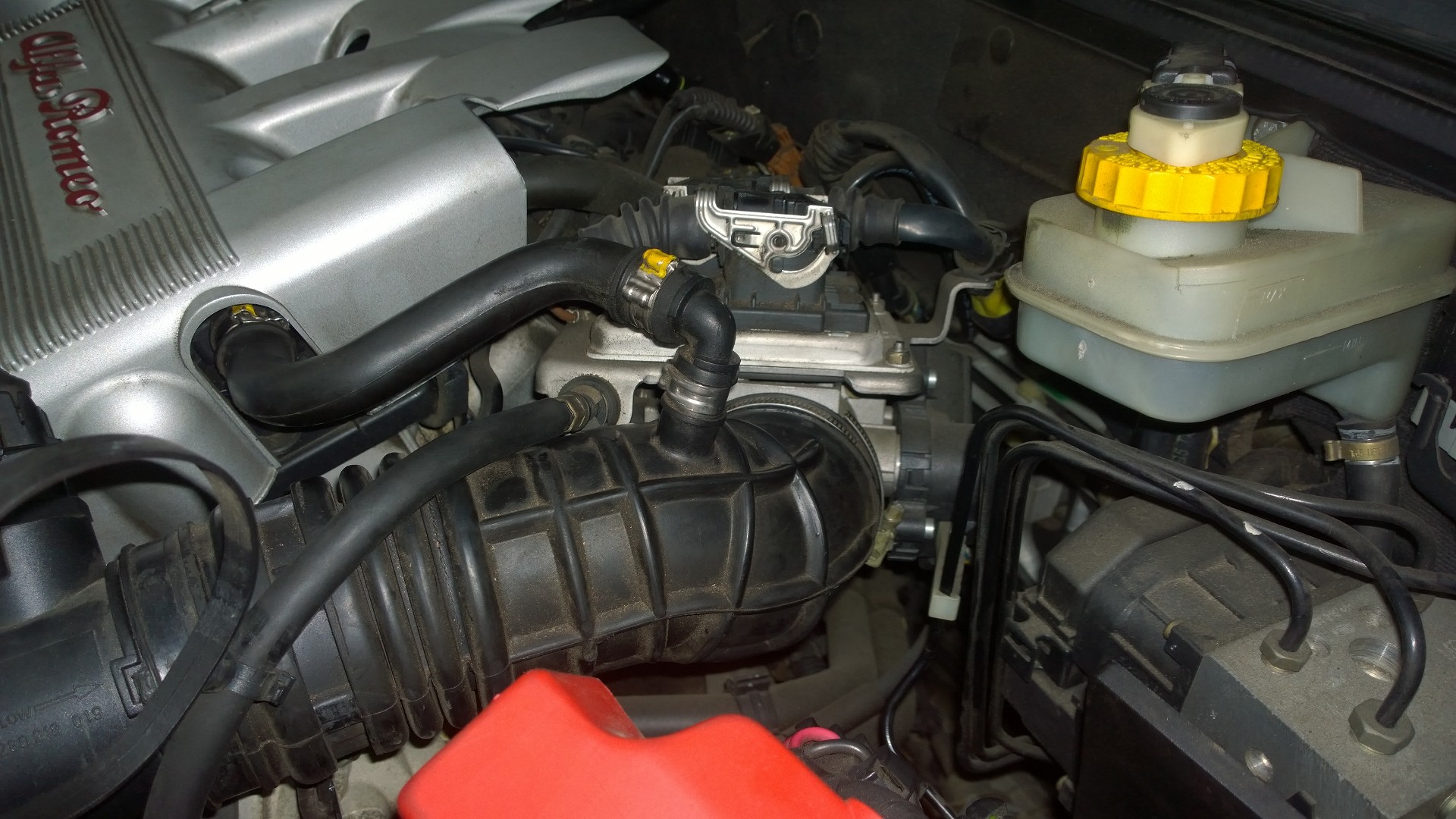 Throttle body location