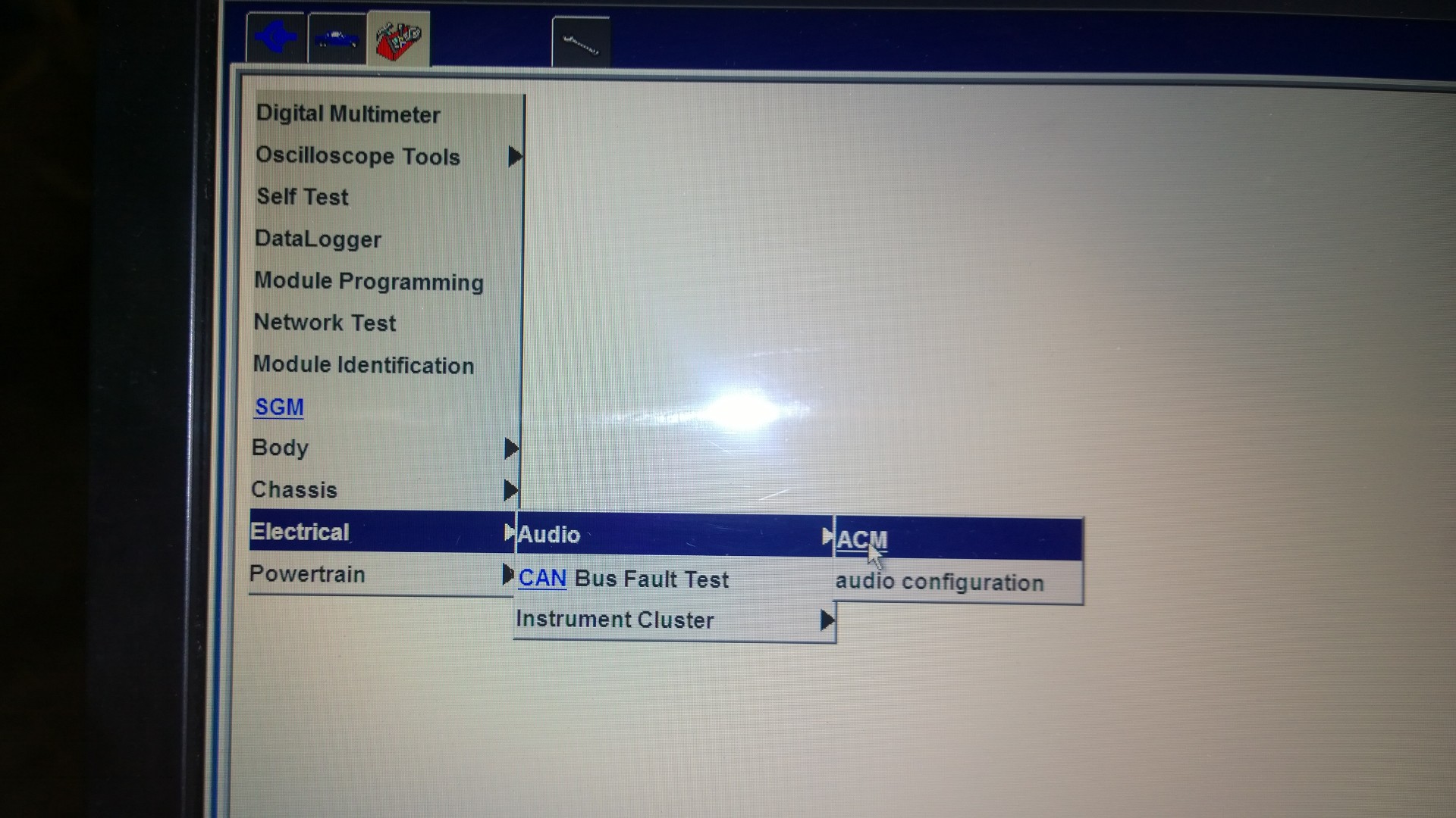 ACM / radio coding step