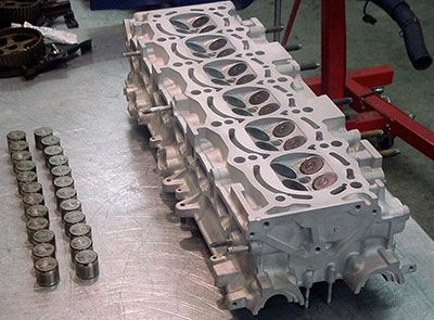 Cylinder head machining