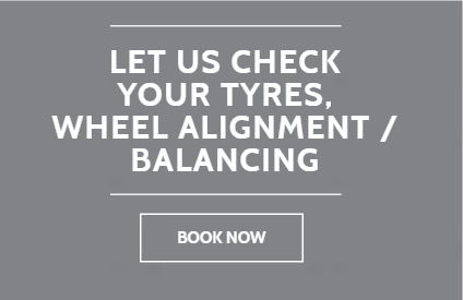 Tyre and wheel alignment check